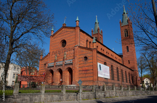 Neogotycki kościół pod wezwaniem św. Trójcy, Kwidzyn, Polska, Neo-Gothic Church in Kwidzyn, Poland 