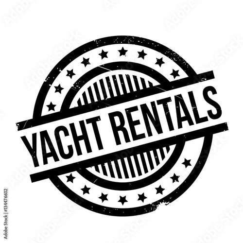 Yacht Rentals rubber stamp. Grunge design with dust scratches. Effects can be easily removed for a clean, crisp look. Color is easily changed.
