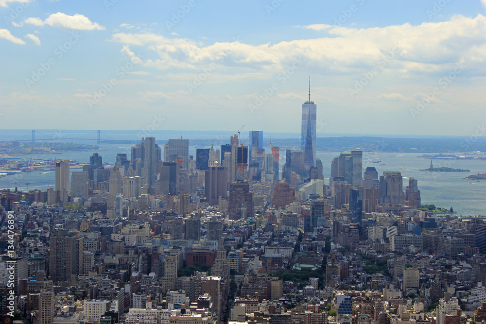 Obraz premium New York City from the Empire State Building