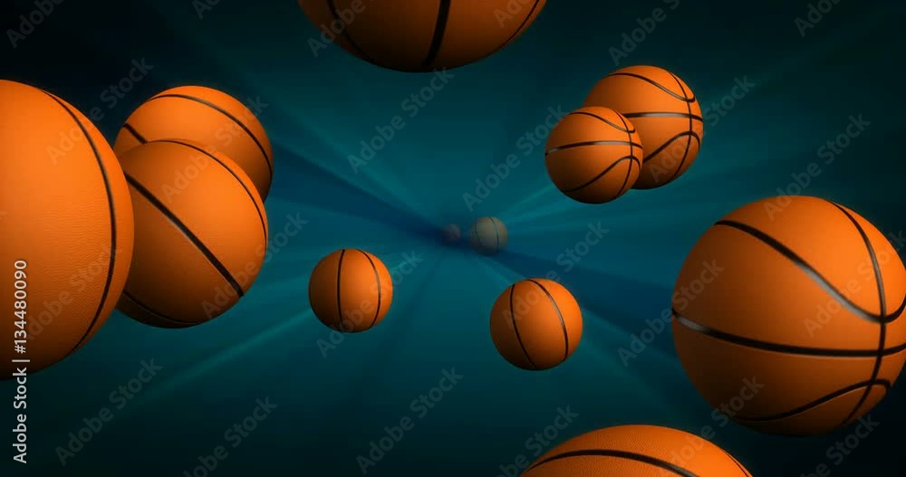 Spawn of Basketballs Background