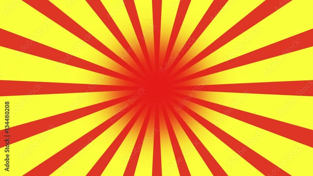 Red and yellow Burst vector background. Cartoon sun light yellow sky Background with copyspace, Nice sunburst vintage style sun Retro Pattern. circuses Background. seamless loop. motion background Red and yellow Burst vector background. Cartoon sun light yellow sky Background with copyspace, Nice sunburst vintage style sun Retro Pattern. circuses Background. seamless loop. motion background