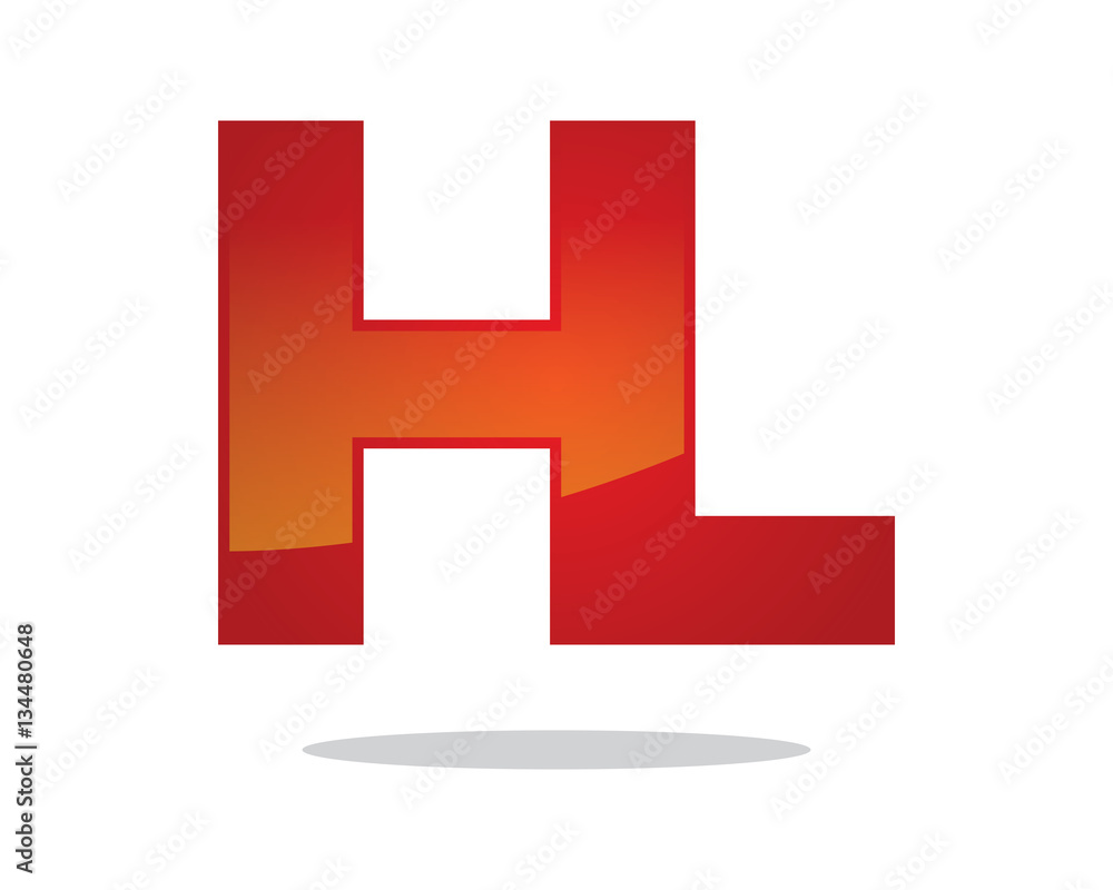 Obraz premium HL Letter Logo
