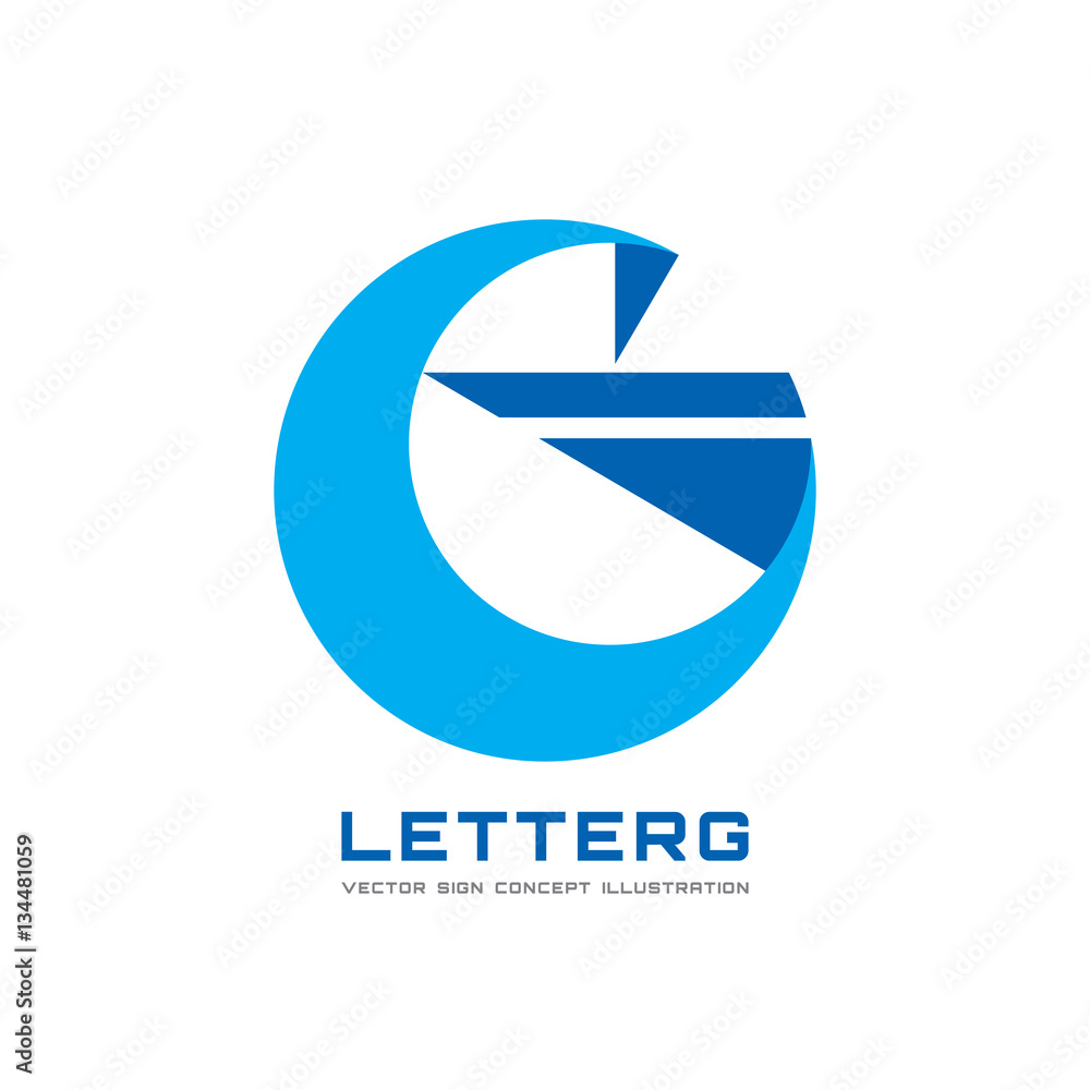 G letter - vector business logo template concept illustration. Abstract geometric shape creative sign. Design element. G letter - vector business logo template concept illustration. Abstract geometric shape creative sign. Design element.
