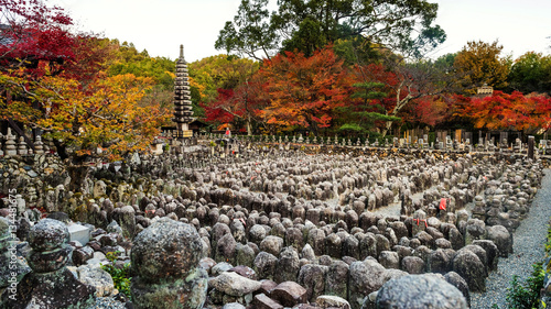 adashino nenbutsuji at autumn, Arashiyama photo