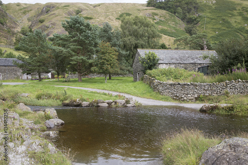 River at Watendlath; Lake District; England photo