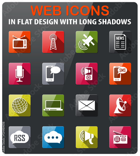 media icon set