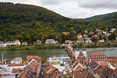 Alte Brücke über den Neckar in Heidelberg