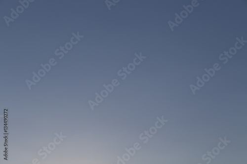 Clear cloudless grey sky horizontal natural gradient