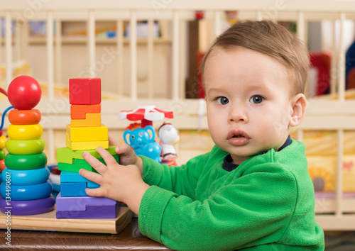 Child playing toys