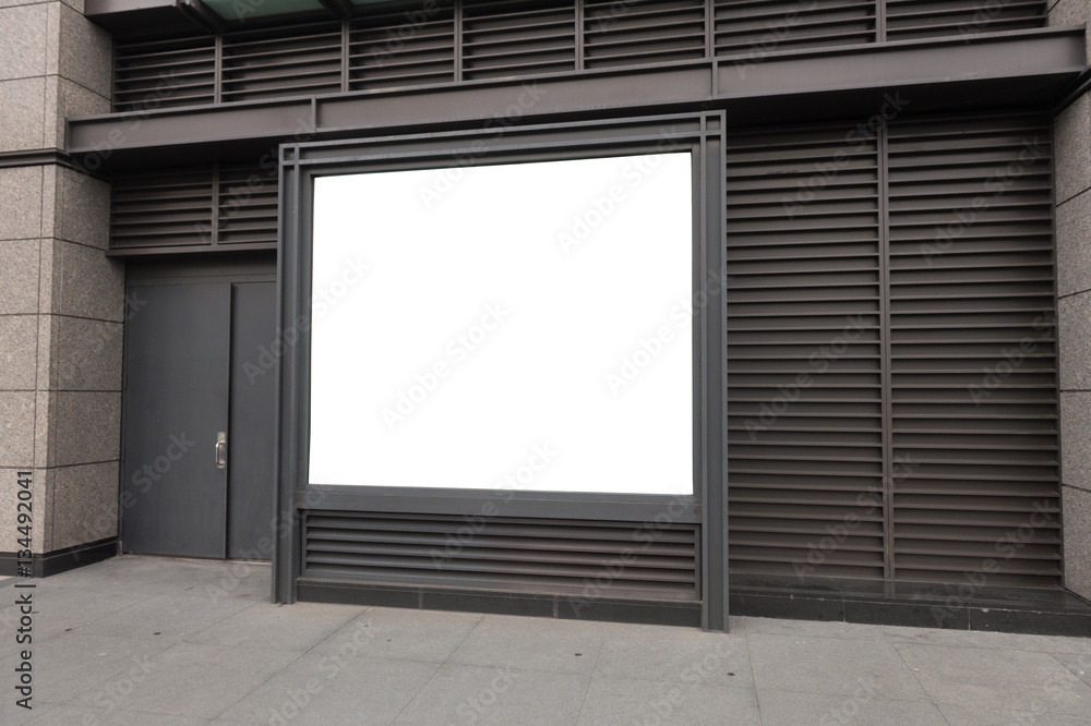 Street, Banner - Sign, Lighting Equipment, Billboard, Advertisement,Large blank billboard on a street wall, banners with room to add your own text Street, Banner - Sign, Lighting Equipment, Billboard, Advertisement,Large blank billboard on a street wall, banners with room to add your own text