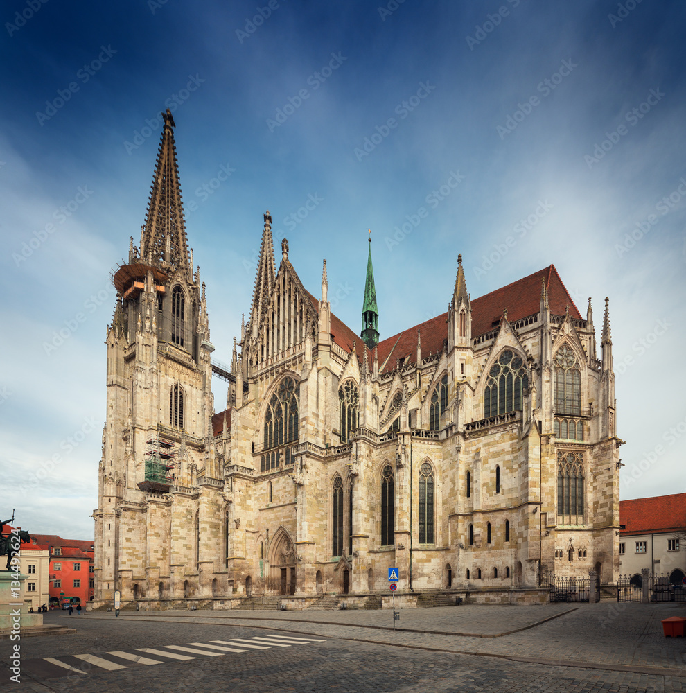 St Peter Cathedral, Regensburg, Bavaria, Germany