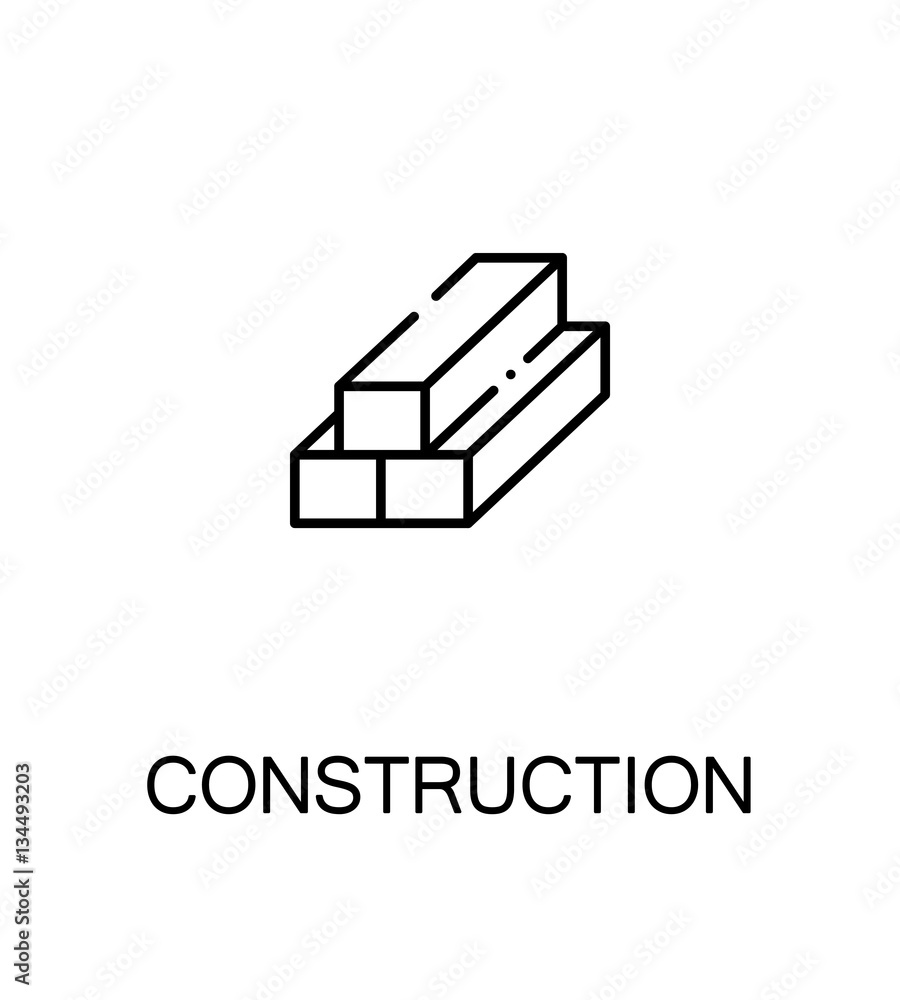 Construction flat icon Construction flat icon