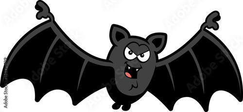 Cartoon Sinister Bat