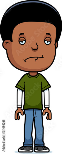 Sad Teen Boy