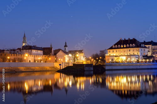 Odra Opole o zmierzchu