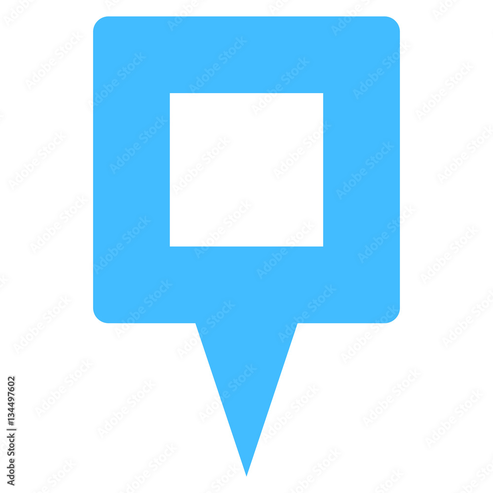 Fototapeta premium Map pin sign location icon marker point needle button