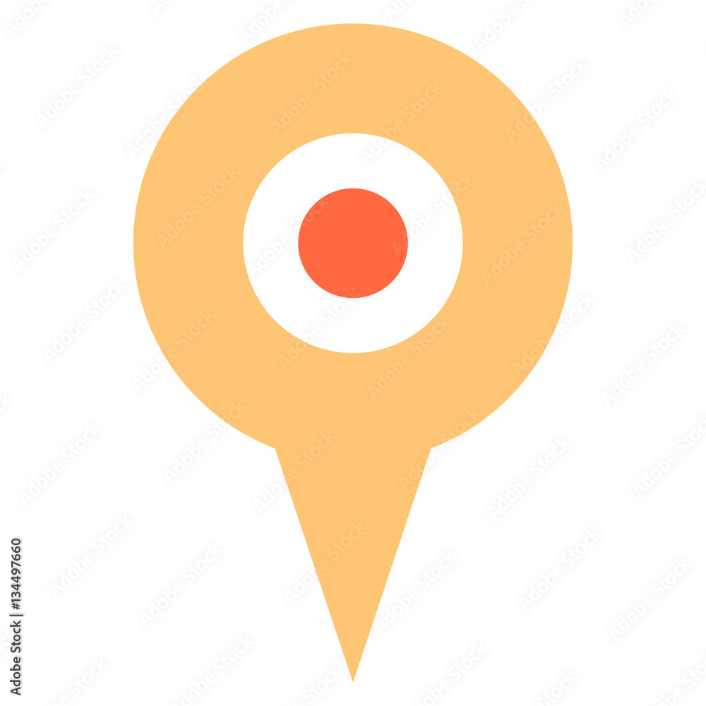 Map pin sign location icon marker point needle button Map pin sign location icon marker point needle button