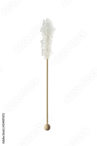 Bild auf Leinwand caramel candy sugar on a stick