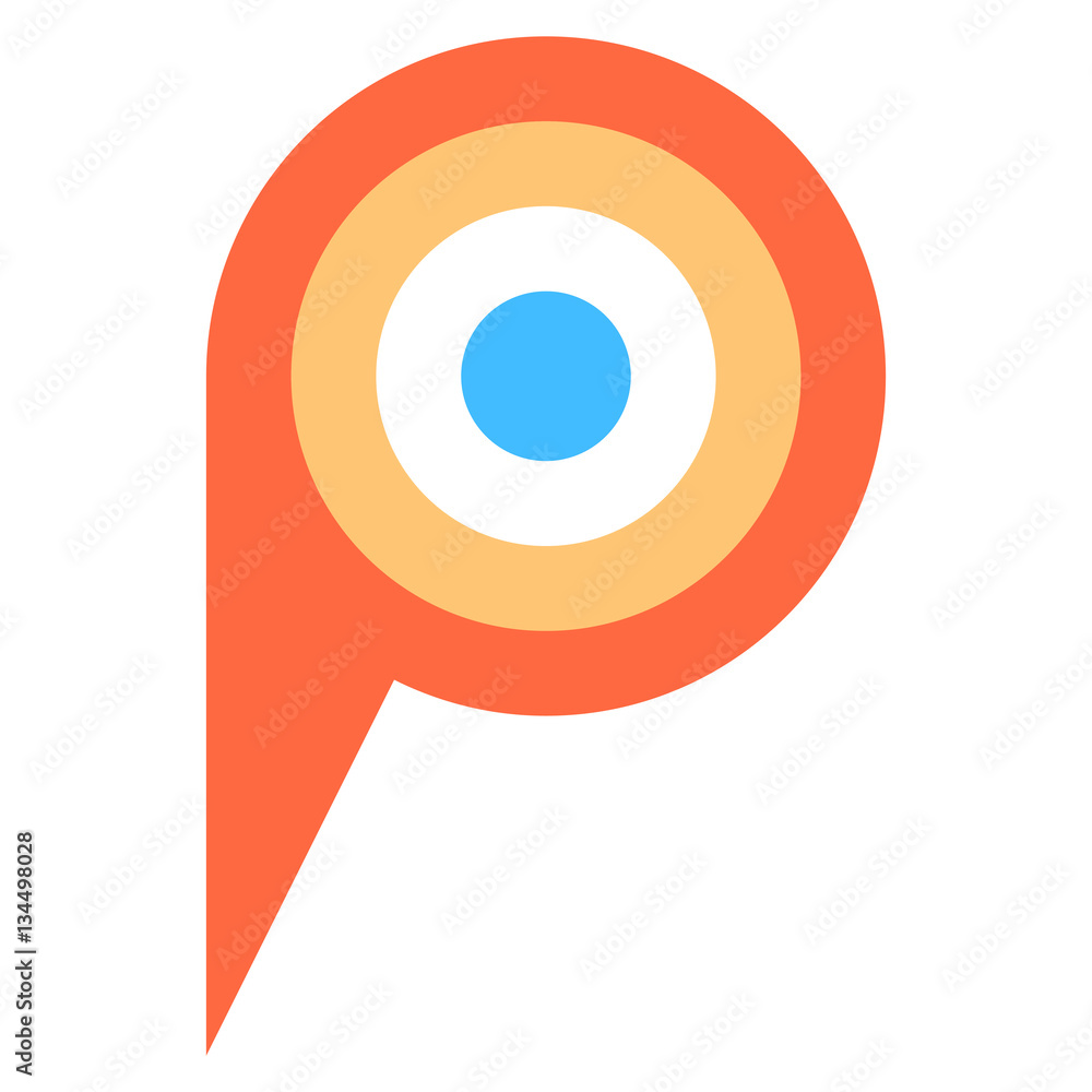Map pin sign location icon marker point needle button Map pin sign location icon marker point needle button