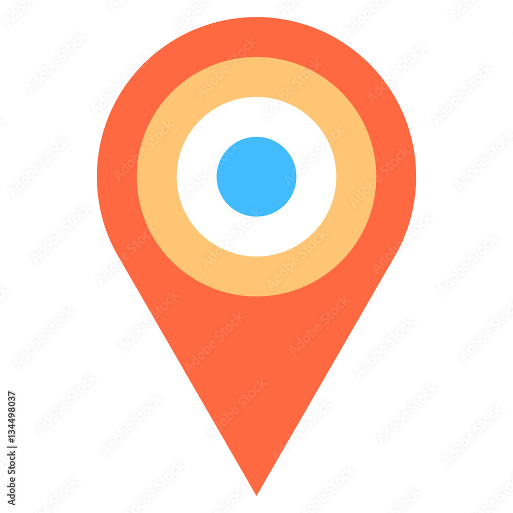 Map pin sign location icon marker point needle button Map pin sign location icon marker point needle button