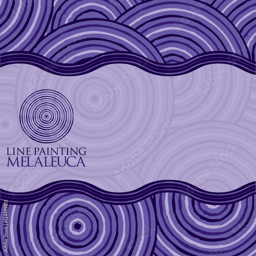 Line painting invite/ greeting card in vector format.