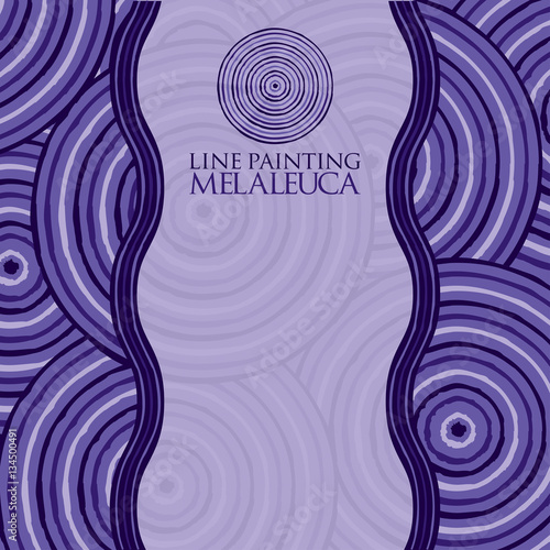Line painting invite/ greeting card in vector format.