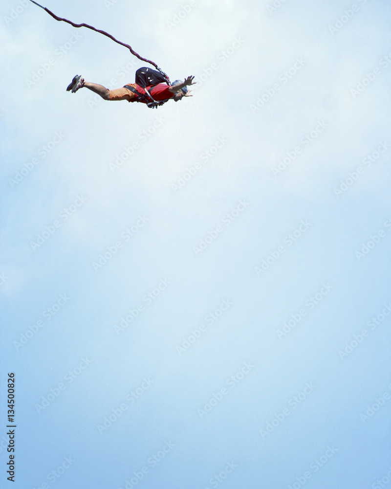 Fototapeta premium Rope jumping.