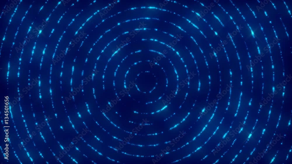 dark blue abstract background, flashing light, loop