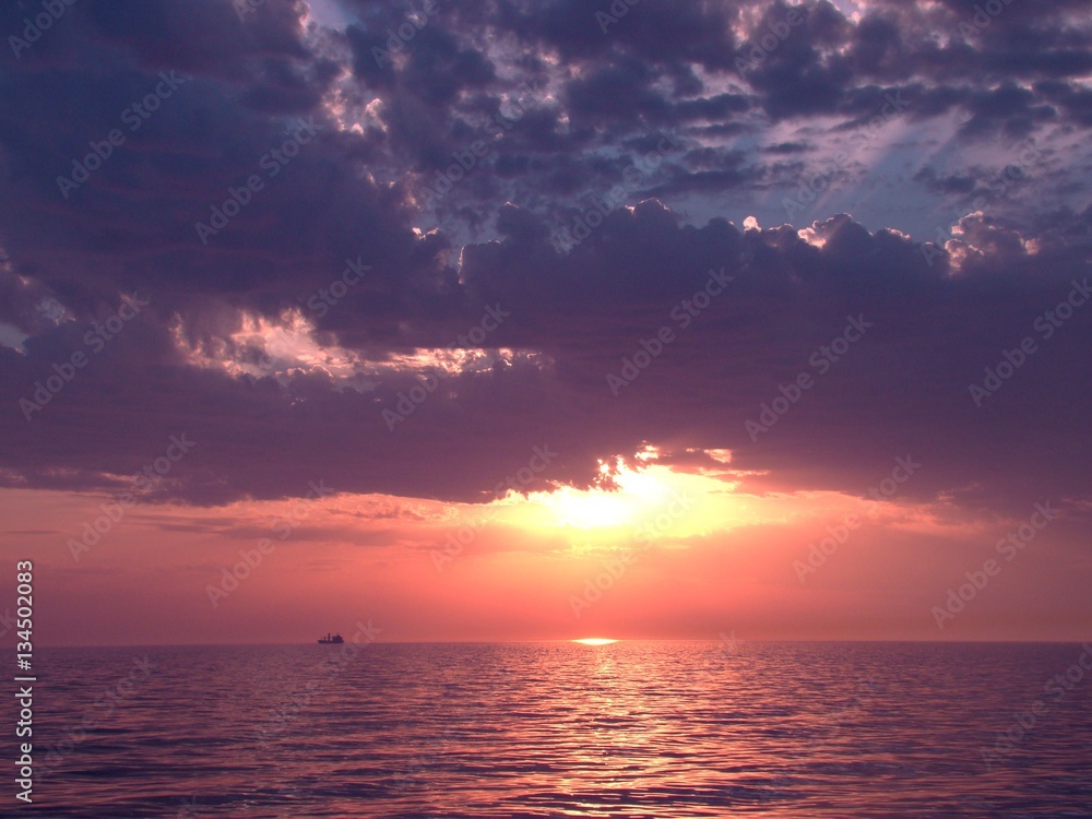 Fototapeta premium Beautiful sunset