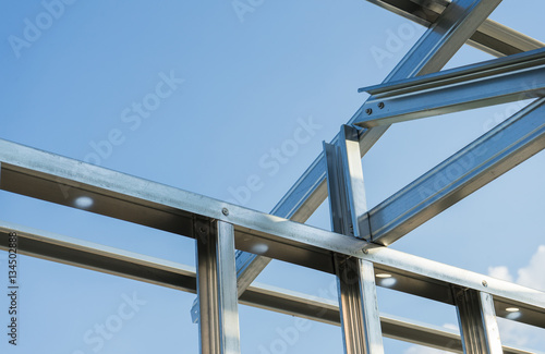 New technology steel frame for home construction
