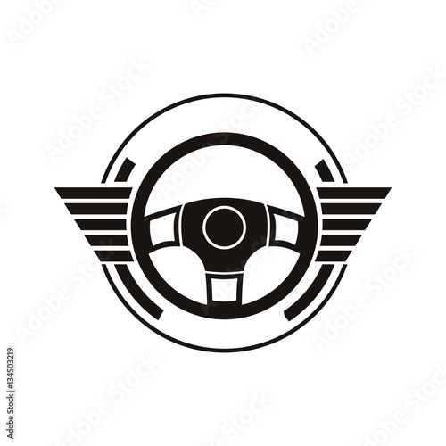 Racing motorsport symbol icon vector illustration graphic