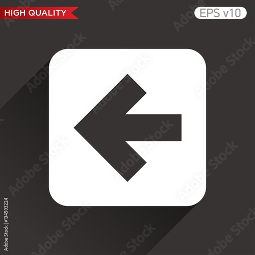 Colored icon or button of left arrow symbol with background Free Download Colored icon or button of left arrow symbol with background - GFXLoad