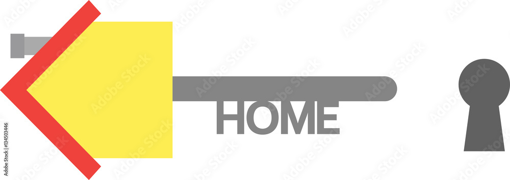House with home key House with home key