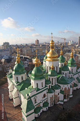Ukraine. Kiev. View at Saint Sophia Cathedral