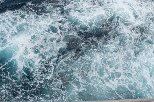 Blue seafoam texture