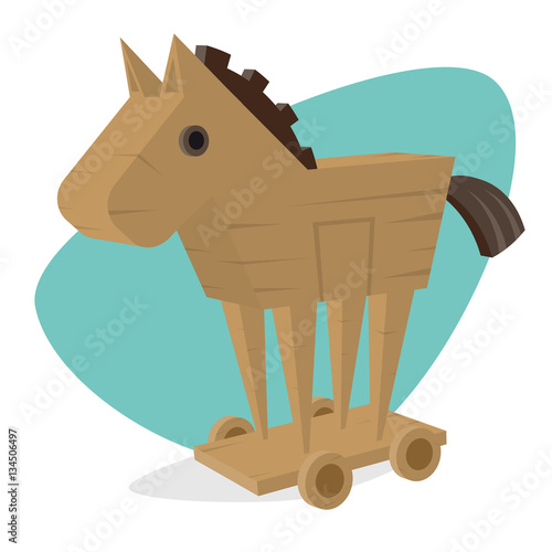trojan horse clipart