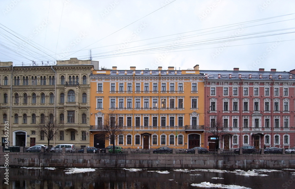 Moika Embankment, St. Petersburg.