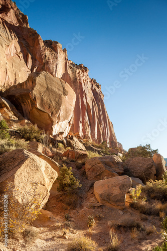 Capitol Reef Nat l Park  Grand Wash  Utah