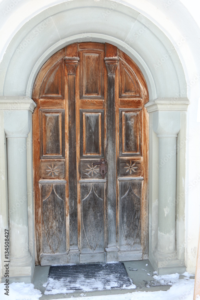 Old wooden door, altes Holzportal