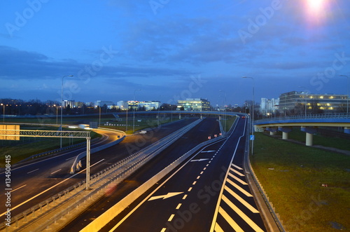 Warszawa-droga ekspresowa Warsaw-the expressway