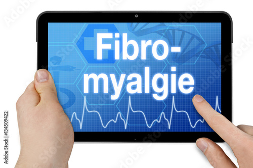 Tablet mit Diagnose Fibromyalgie photo