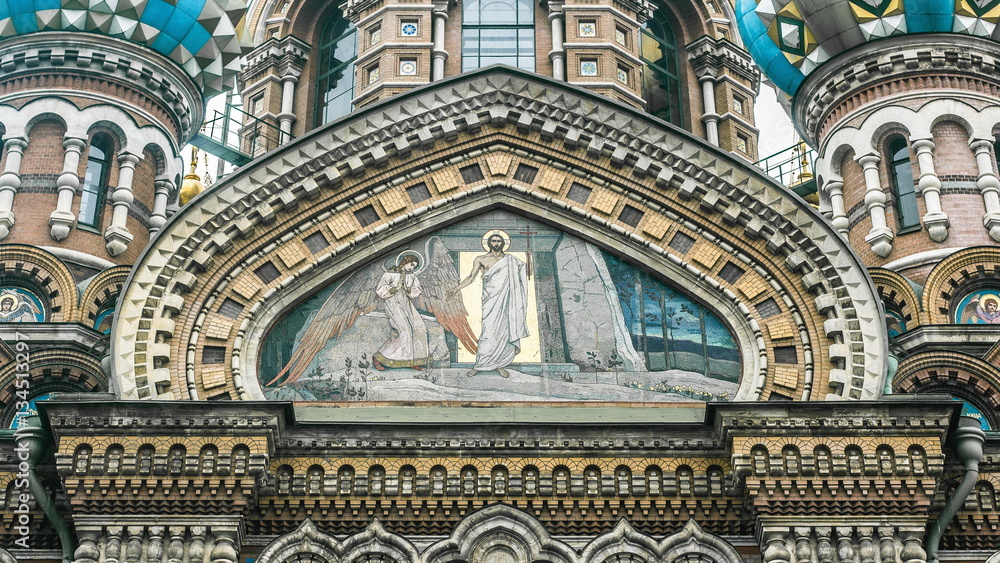 Cathedral of Our Savior on Spilled Blood. Saint Petersburg