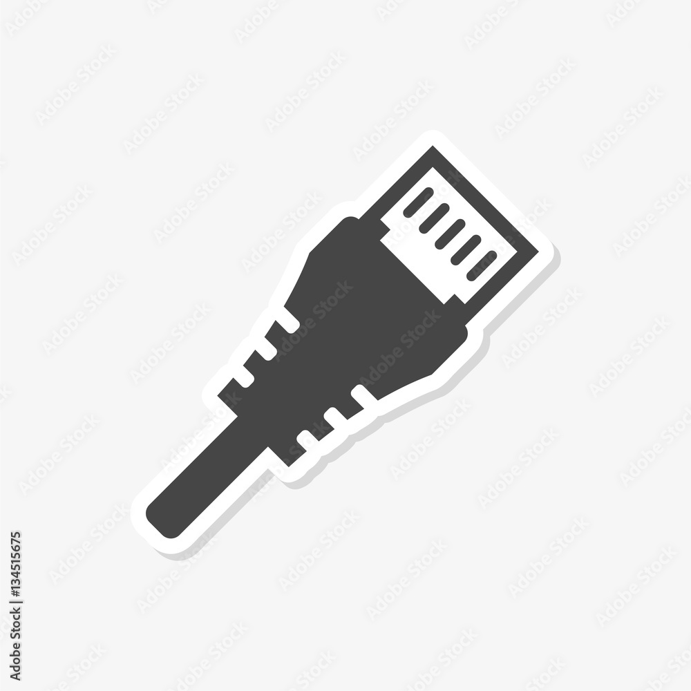 Computer network cable - Illustration Computer network cable - Illustration