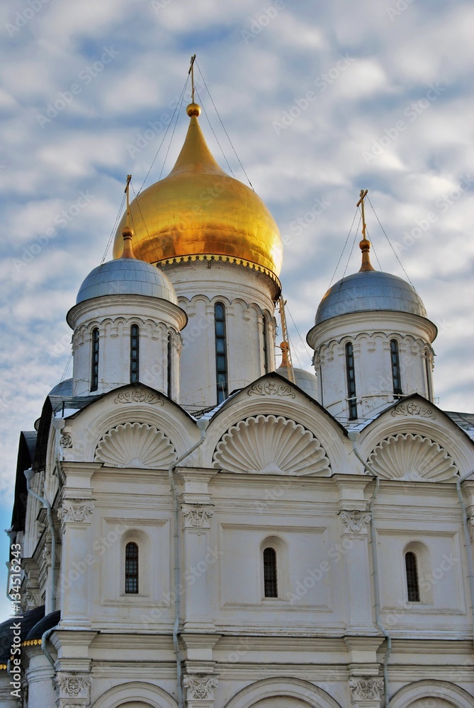 Archangels church of Moscow Kremlin. Color photo. Archangels church of Moscow Kremlin. Color photo.