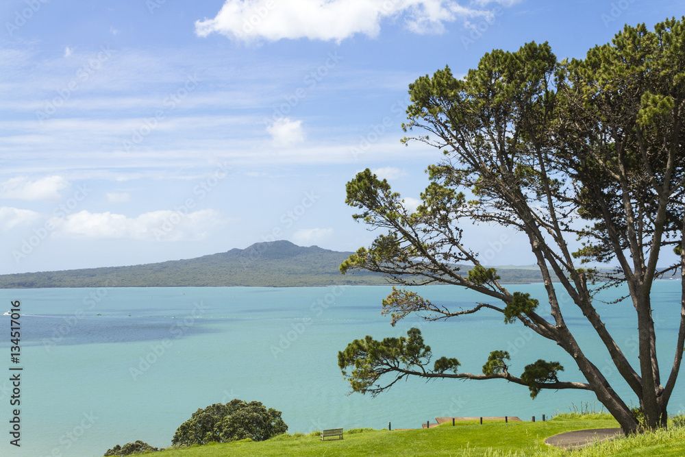 Rangitoto Island View from North Head New Zealand