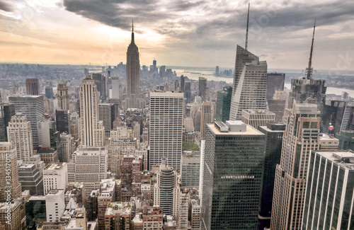 View of New York city midtown buildings © Lux Blue