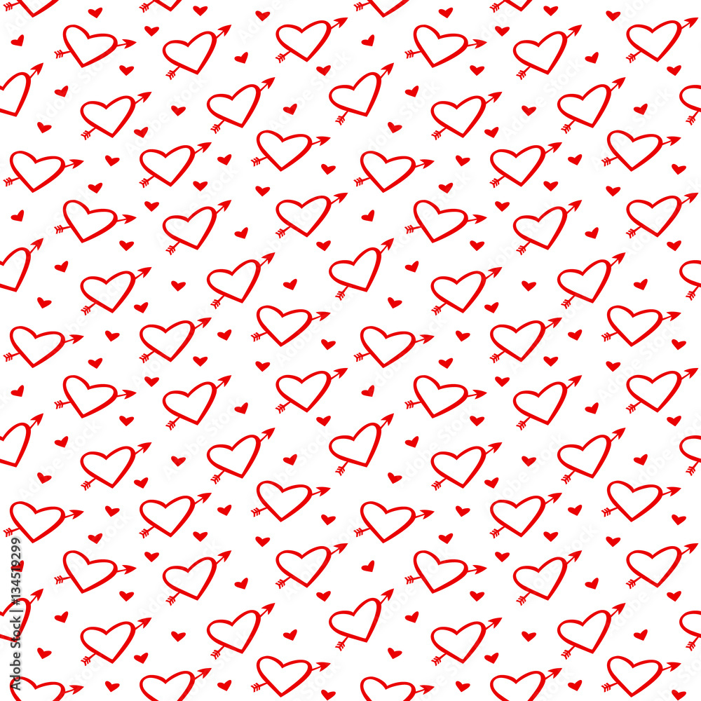 seamless heart pattern and background vector illustration seamless heart pattern and background vector illustration