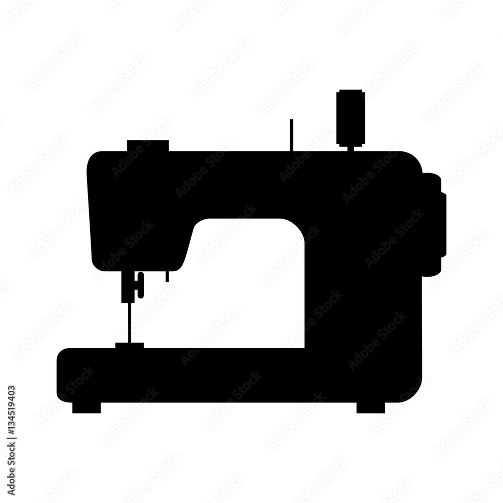 sewing machine isolated icon vector illustration design
