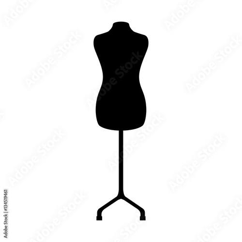 manequin silhouette isolated icon vector illustration design