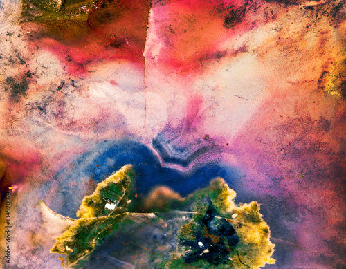 Tableau sur toile landscaped gemstone